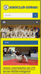 Mobile Screenshot of judoclub-gornau.de